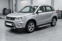 Suzuki Vitara 2015– Side steps Allmond Grey (set van 2, aluminium) foto 1
