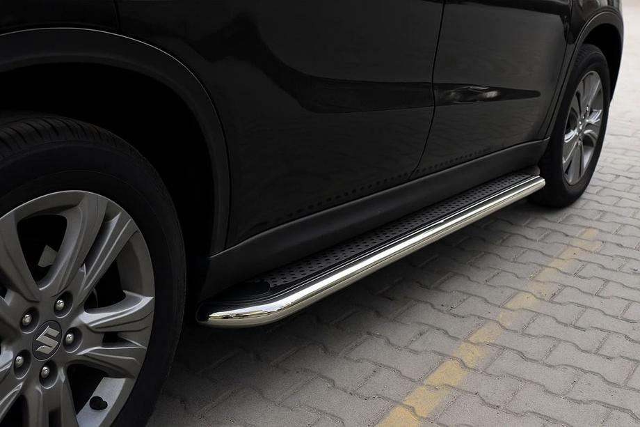 Suzuki Vitara 2015– Maydos V2 side steps (set 2 st., aluminium/RVS) Image