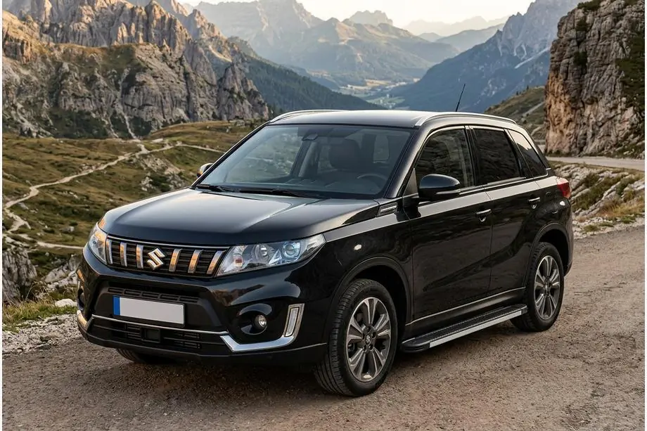 Suzuki Vitara 2015– Side steps Maya (2 stuks, aluminium) Image