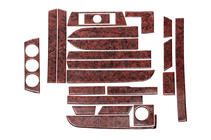 Audi 100 C4 1990–1994 Dashboarddecor Aluminium foto 1