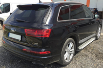 Audi Q7 2015–2026 Side steps Allmond Grey (set van 2, aluminium) foto 2