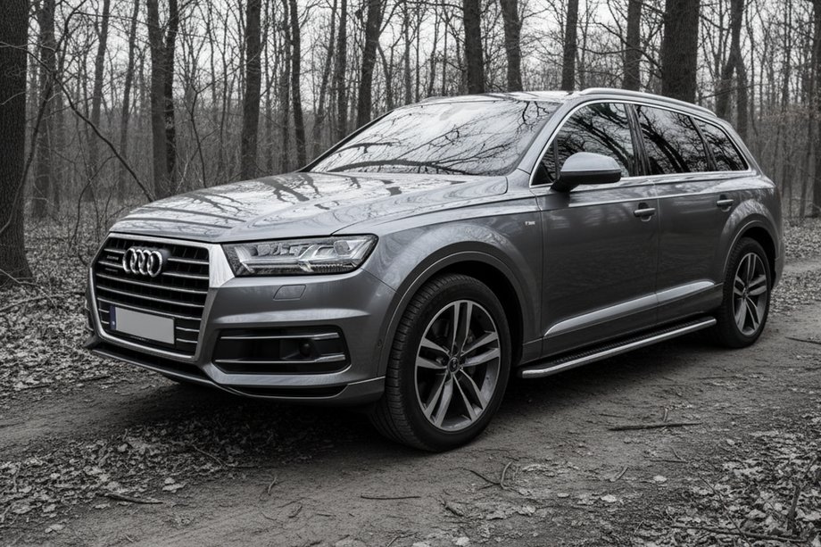 Audi Q7 2015–2026 Maydos V2 side steps (set 2 st., aluminium/RVS) Image