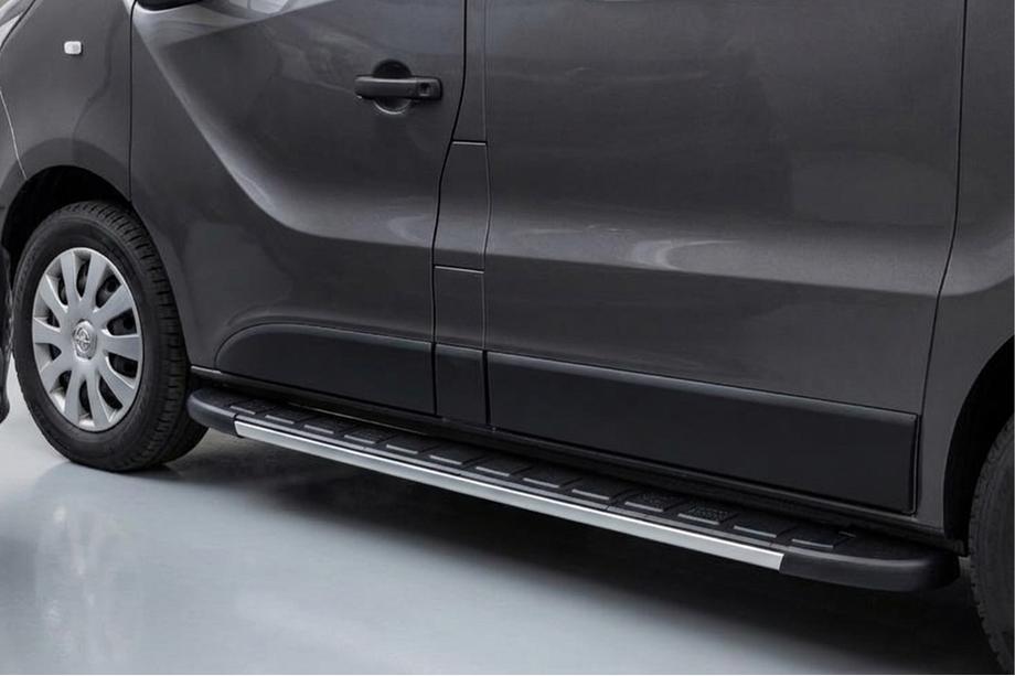 Opel Vivaro 2015–2019 Duru zijtreden (set van 2, aluminium) Image
