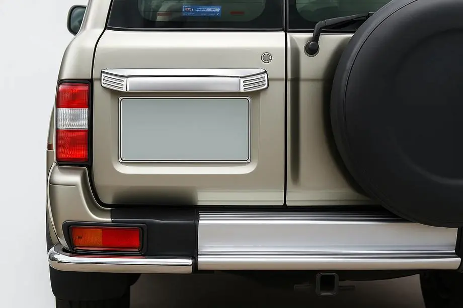 Nissan Patrol Y61 1997–2011 Achter sierlijst (kunststof) Image
