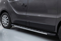 Renault Trafic 2015– Duru side steps (2 stuks, aluminium) Lange wielbasis foto 1
