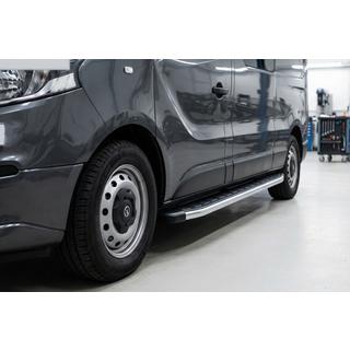 Fullmond side steps (2 stuks, aluminium) Renault Trafic 2015– foto 1