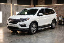 Honda Pilot 2015–2022 Side steps Allmond White (2 st., aluminium) foto 1