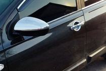 Nissan Qashqai 2007–2010 RVS spiegelkappen (2 stuks) foto 4