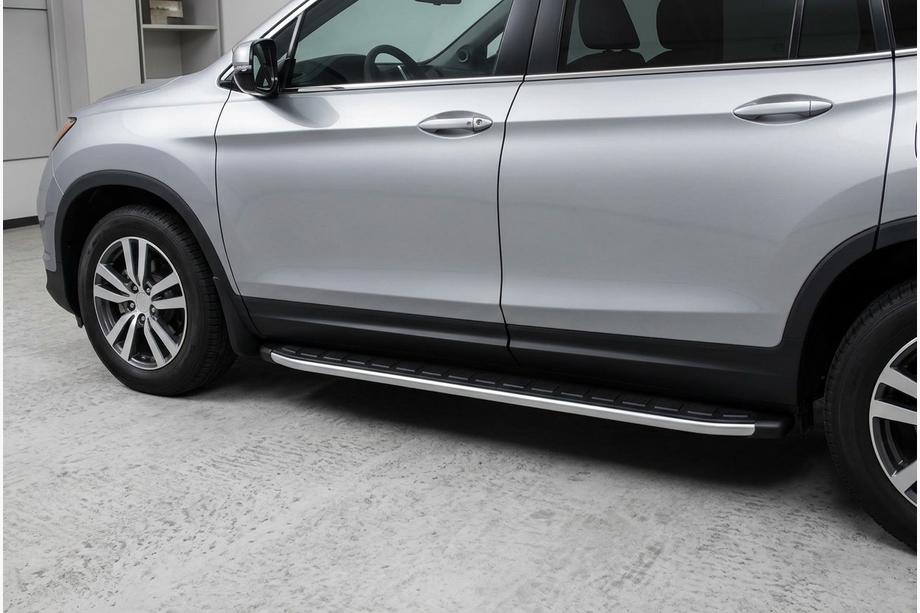 Honda Pilot 2015–2022 Fullmond side steps (2 stuks, aluminium) Foto 2