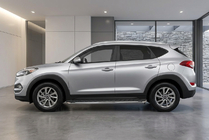Hyundai Tucson TL 2016–2021 Maydos V1 zijtreden (set 2 stuks, aluminium + RVS) foto 1