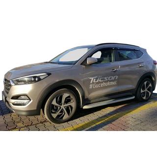 Side steps Tayga Grey (2 stuks, aluminium) foto 1