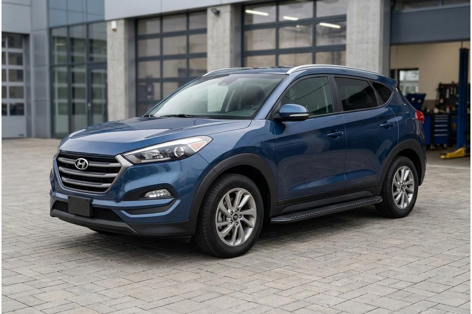 Hyundai Tucson TL 2016–2021 Tayga Black zijtreden (set van 2, aluminium) Image