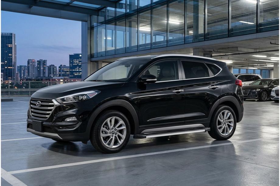 Hyundai Tucson TL 2016–2021 Side steps Maya (2 stuks, aluminium) Image