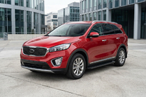 Kia Sorento III UM 2014–2020 Allmond Black side steps (2 st., aluminium) foto 1