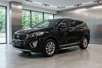 Kia Sorento III UM 2014–2020 Sunrise side steps (set van 2, aluminium) foto 1
