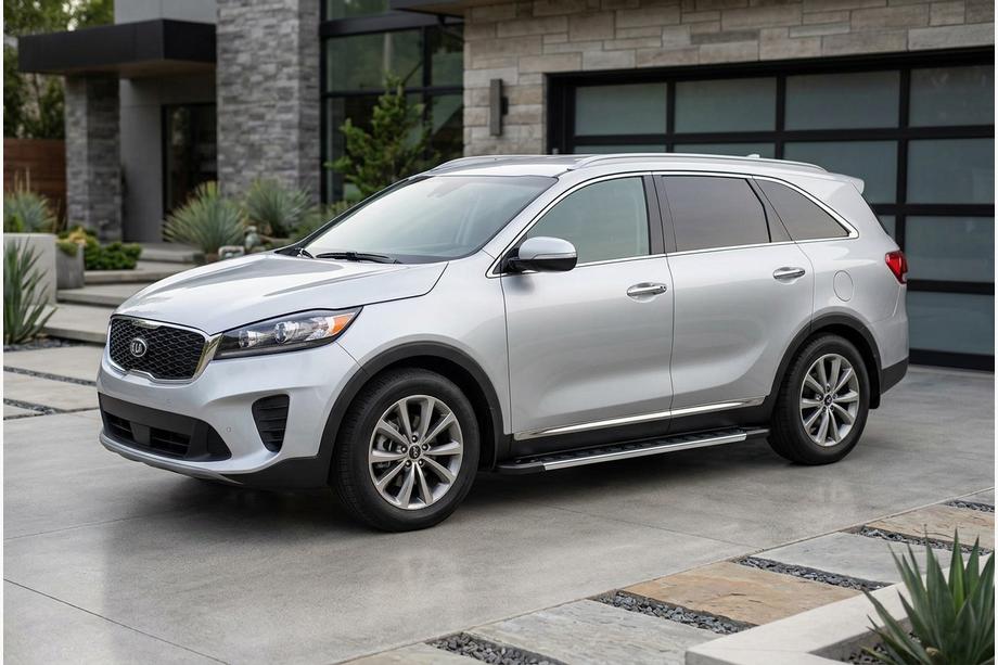 Kia Sorento III UM 2014–2020 Zijtreden RedLine V1 (2 stuks, aluminium) Image