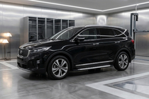 Kia Sorento III UM 2014–2020 Side steps Line (2 stuks, aluminium) foto 1
