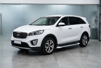 Kia Sorento III UM 2014–2020 Side steps Allmond White (2 st., aluminium) foto 1