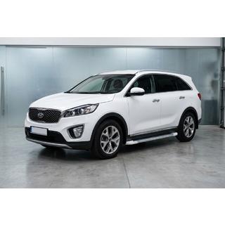 Side steps Allmond White (2 st., aluminium) Kia Sorento III UM 2014–2020 foto 1