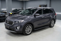 Kia Sorento III UM 2014–2020 Tayga Black zijtreden (set van 2, aluminium) foto 1