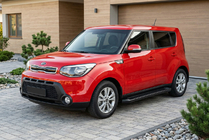 Kia Soul II 2013–2018 Allmond Black side steps (2 st., aluminium) foto 1