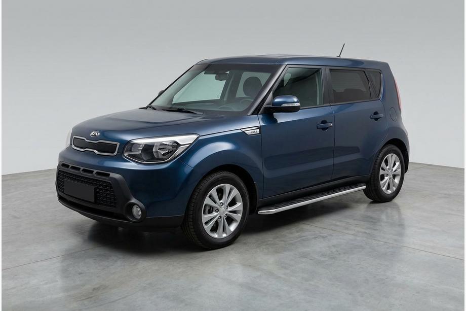 Kia Soul II 2013–2018 Maydos V1 zijtreden (set 2 stuks, aluminium + RVS) Image