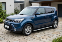 Kia Soul II 2013–2018 Side steps Tayga Grey (set van 2, aluminium) foto 1