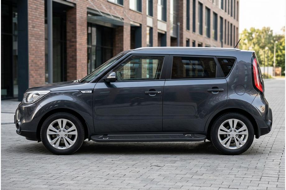 Kia Soul II 2013–2018 RedLine Black zijsteps (set van 2, aluminium) Image
