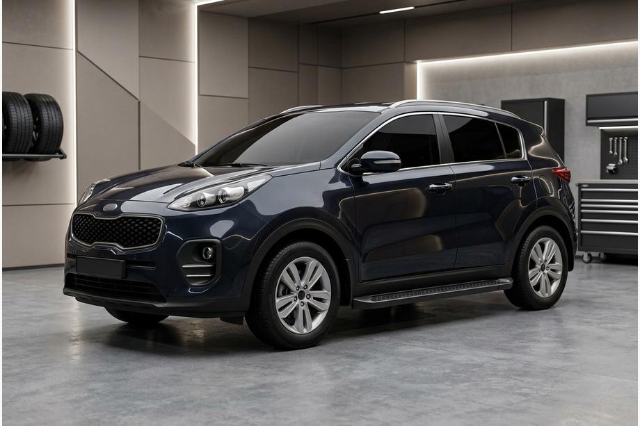 Kia Sportage 2015–2021 Allmond Black zijtreden (2 st., aluminium) Image