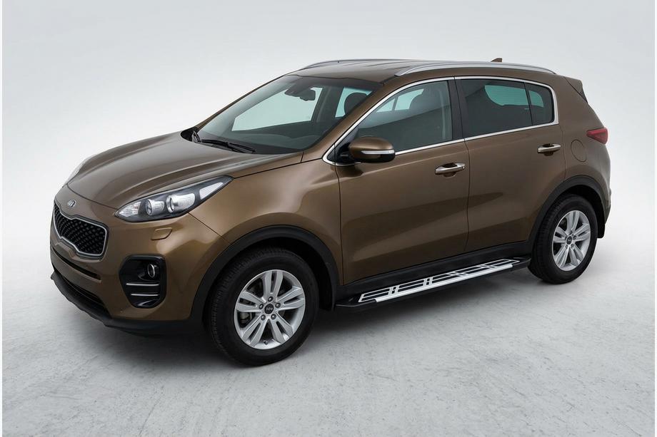 Kia Sportage 2015–2021 Sunrise side steps (2 stuks, aluminium) Image