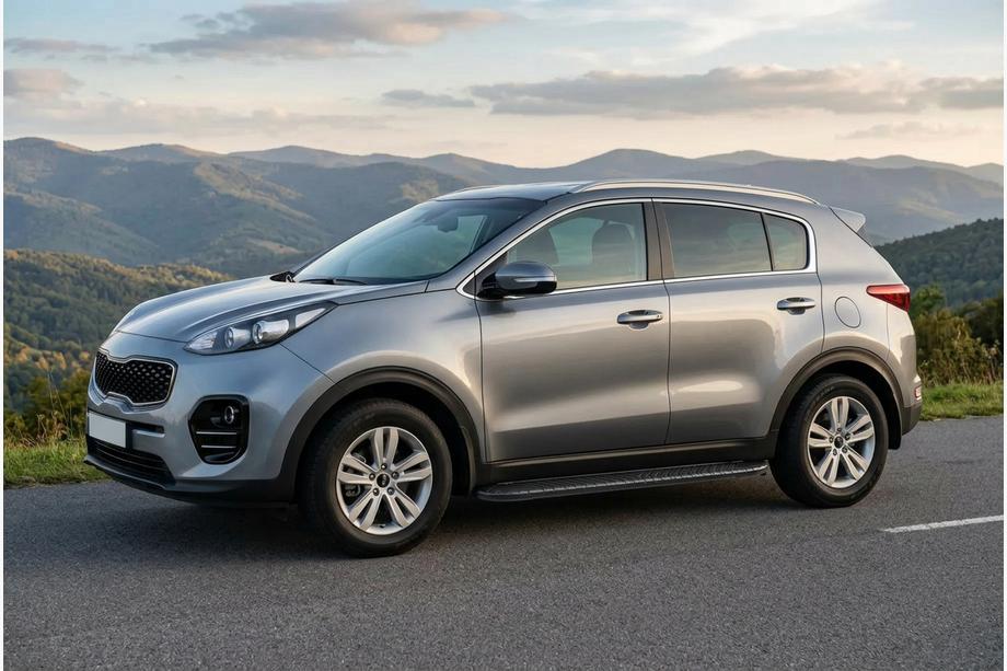Kia Sportage 2015–2021 Bosphorus Black side steps (2 stuks, aluminium) Image
