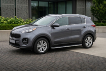 Kia Sportage 2015–2021 Side steps Tayga Grey (set van 2, aluminium) foto 1