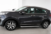 Kia Sportage 2015–2021 Fullmond side steps (2 stuks, aluminium) foto 1