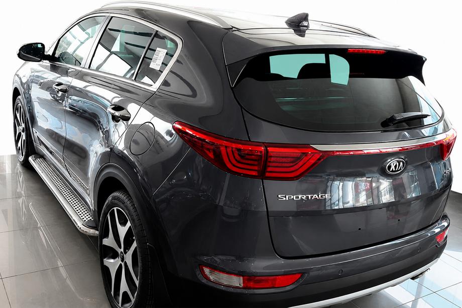 Kia Sportage 2015–2021 Zijtreden Maydos V2 (2 st., aluminium/RVS) Image