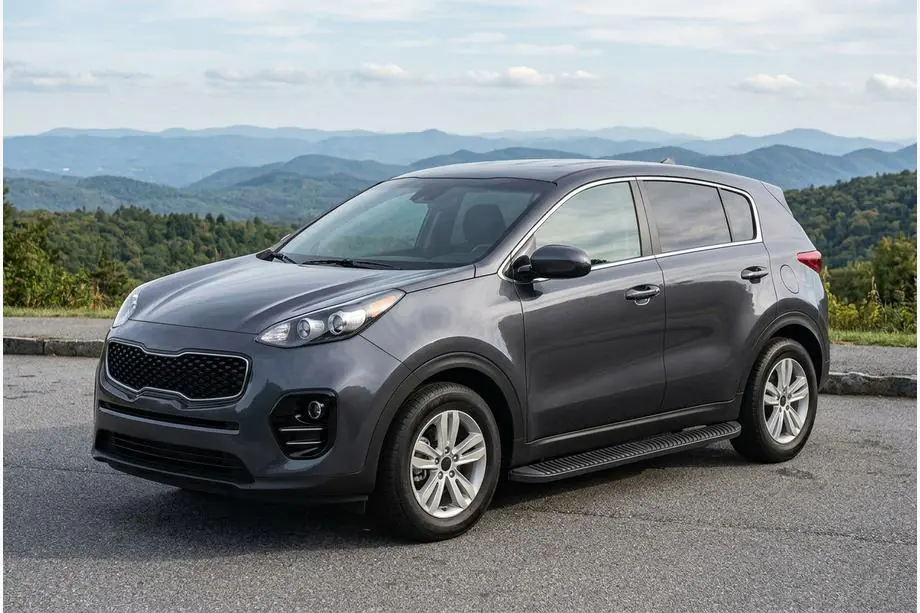 Kia Sportage 2015–2021 Side steps Tayga Black (2 stuks, aluminium) Image