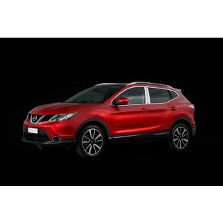 Chromen deurstijlen (4 stuks, RVS) Nissan Qashqai 2014–2021 foto 3