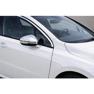Spiegelkappen (2 stuks, RVS) Peugeot 508 2010–2018 foto 1