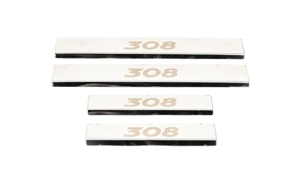 Peugeot 308 2007–2013 Instaplijsten (Carmos, set van 4, staal) Image