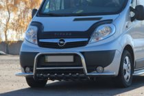 Renault Trafic 2001–2015 Bullbar met zijbeugels Exclusive (RVS) foto 4