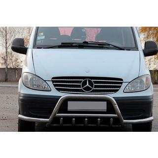 Bullbar WT003 met zijbeugels (RVS) foto 1