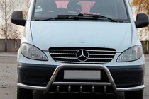 Mercedes Viano 2004–2014 Bullbar WT003-Plus met zijbeugels (RVS) foto 1