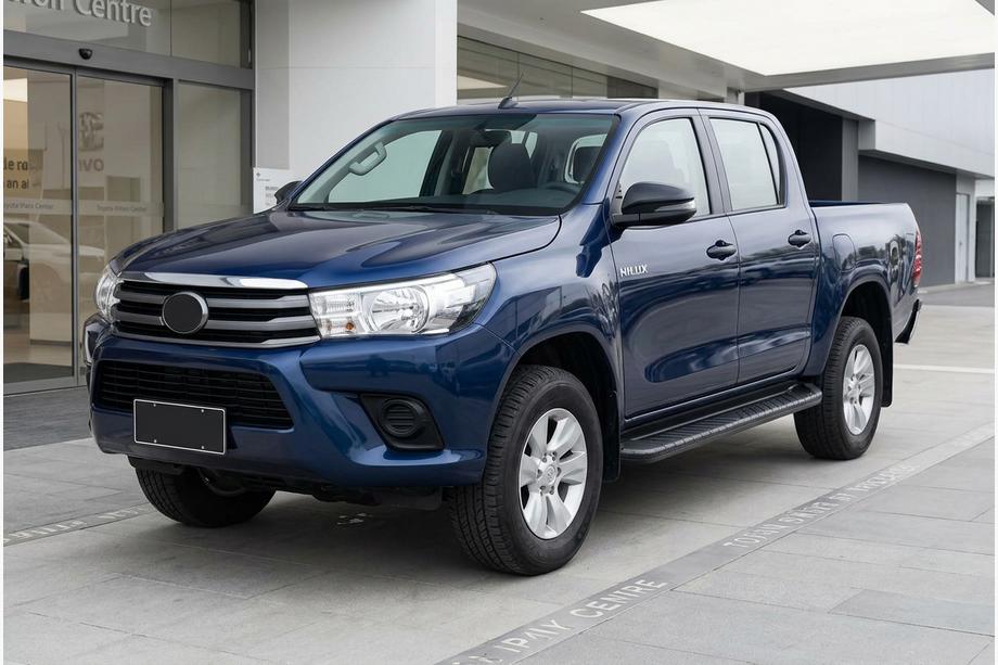 Toyota Hilux 2015– Bosphorus Black side steps (2 stuks, aluminium) Image