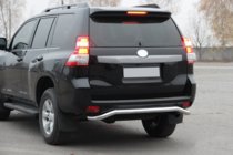 Toyota Land Cruiser Prado 150 2009–2023 RVS achterbeugel AK008 foto 2