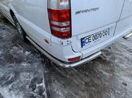 Mercedes Sprinter W906 2006–2018 Schuin geplaatste zijbuizen achter het achterwiel (2 st., RVS) Extra lang foto 11