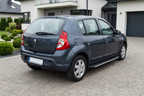 Dacia Sandero 2007–2013 Side steps Maya V1 (2 stuks, aluminium) foto 1