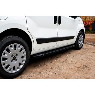 Mostu Black side steps (2 st., aluminium profiel) Peugeot Bipper 2008–2017 foto 1