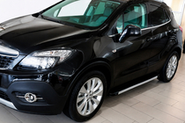 Opel Mokka 2012–2021 Side steps Maya V1 (2 stuks, aluminium) foto 3