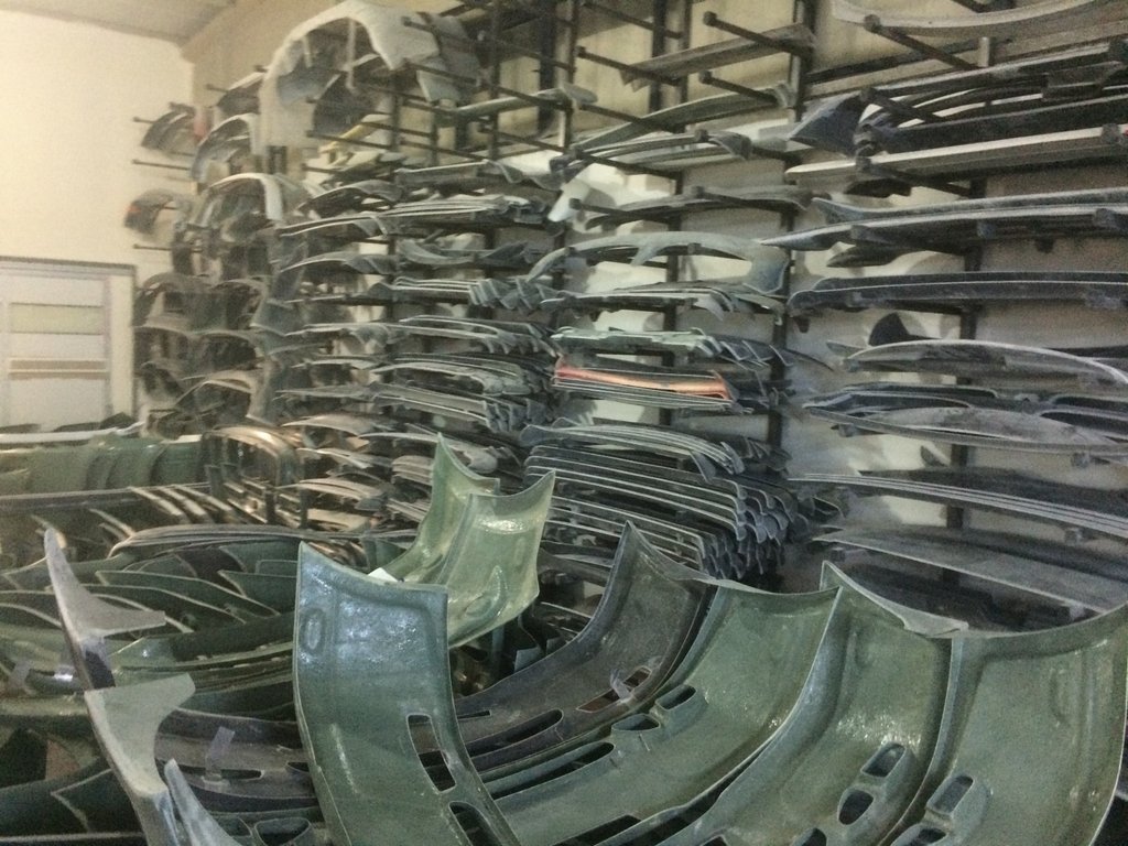 Productie van glasvezel tuningonderdelen