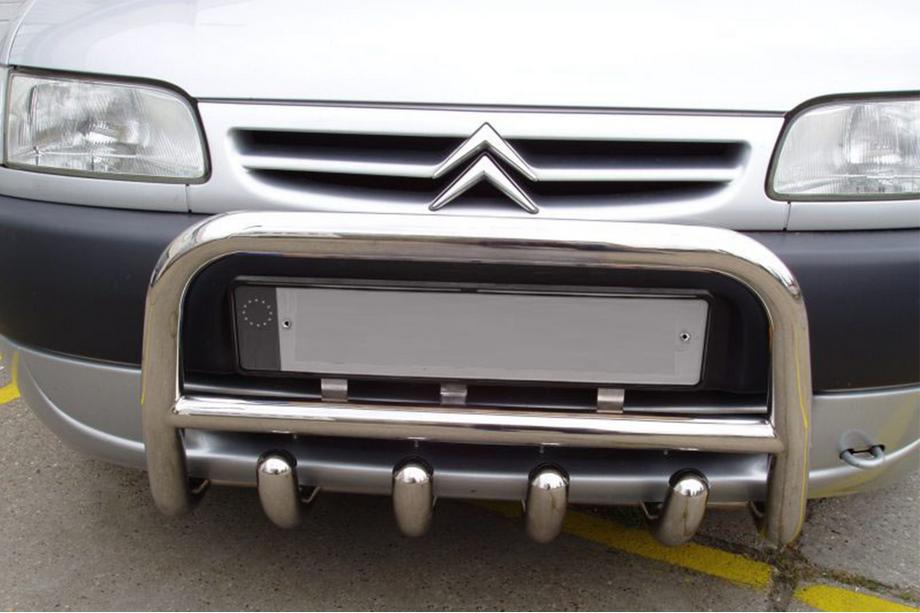 Citroen Berlingo 1996–2008 Bullbar QT006 (RVS) Image