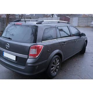 Aluminium dakrails (Caravan, chroom) Opel Astra H 2004–2013 foto 2